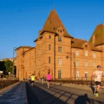 Coureurs participant à l’Ekiden de Montauban lors d’un événement sportif en Tarn-et-Garonne