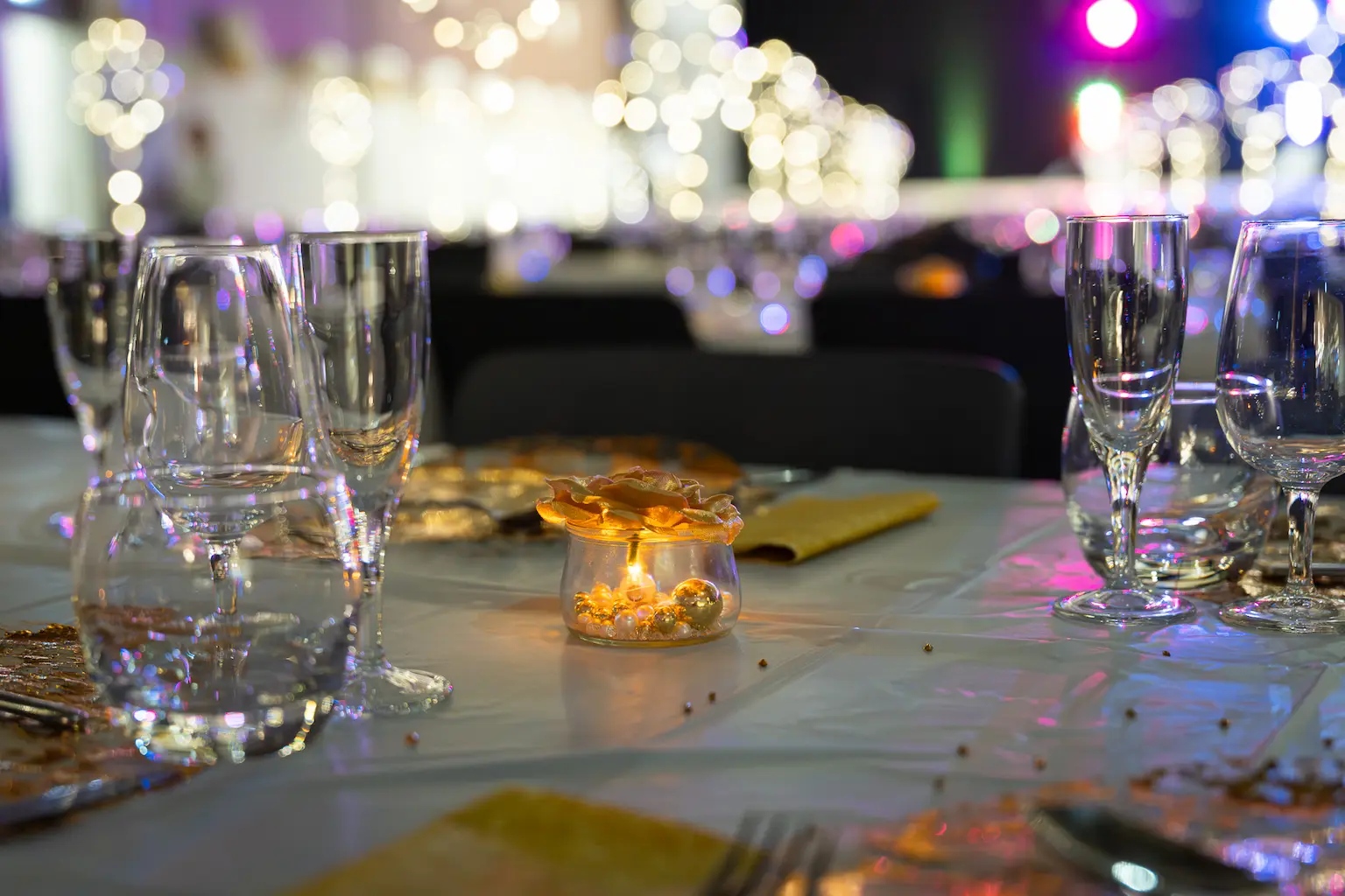 Ambiance de table décorée lors d’une fête privée à Montauban